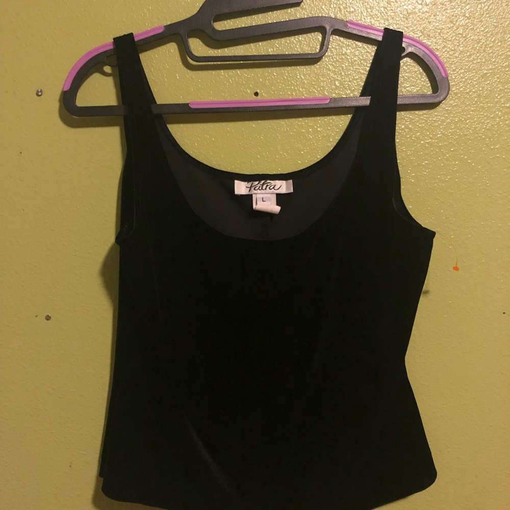 Velvet tank top
